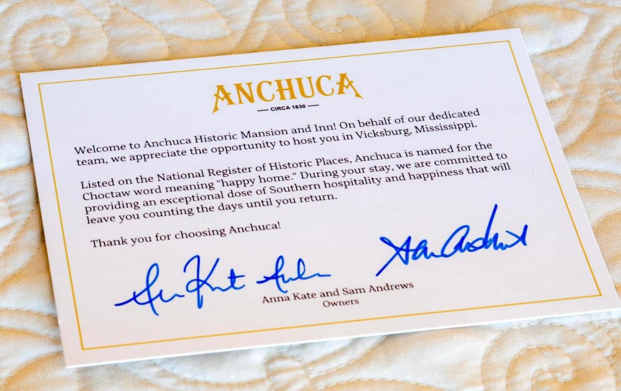 Anchuca Historic Mansion & Inn Vicksburg Eksteriør bilde